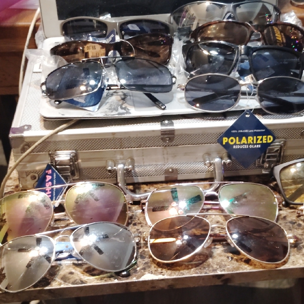 Foster Grant Polarized Sunglasses - Silver and Brown